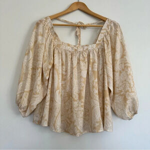 Made With Love Bohemian Blouse Size: M